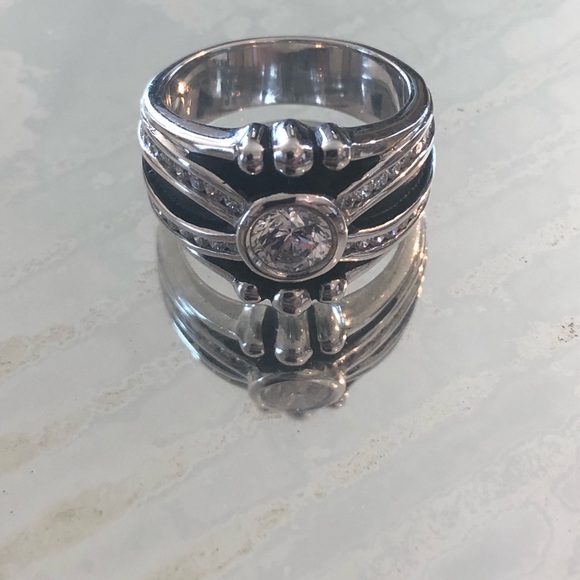 Bob Berg High Quality Clear CZ’s & .925 Ring - Picture 5 of 8